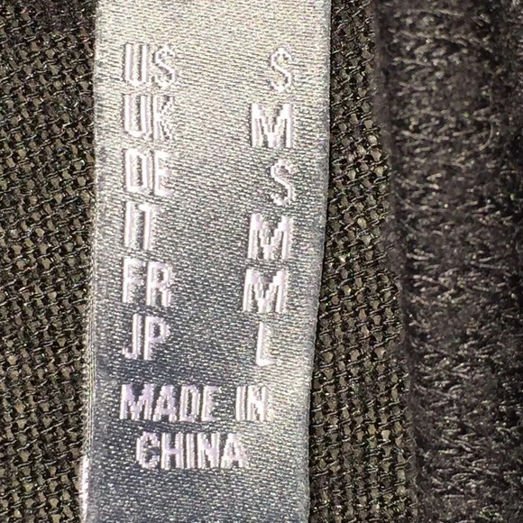 AnyBody Black Sheer Small Crossover Top - Picture 4 of 13